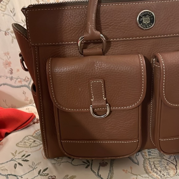 dooney & bourke brown purse with two front pockets - Picture 10 of 17